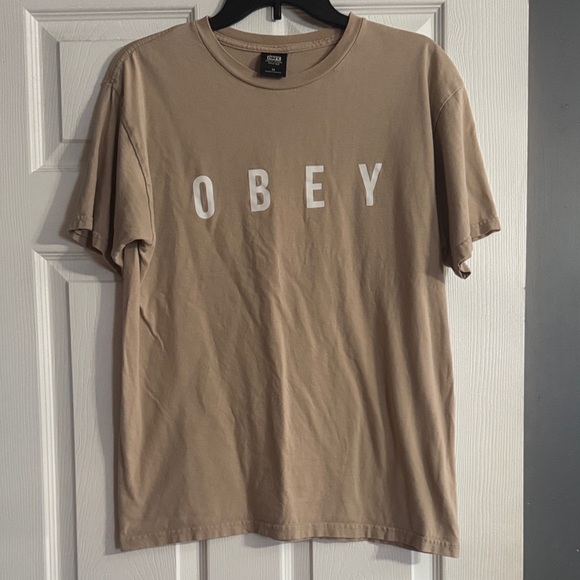 Obey Other - Obey Beige Short Sleeve T-Shirt